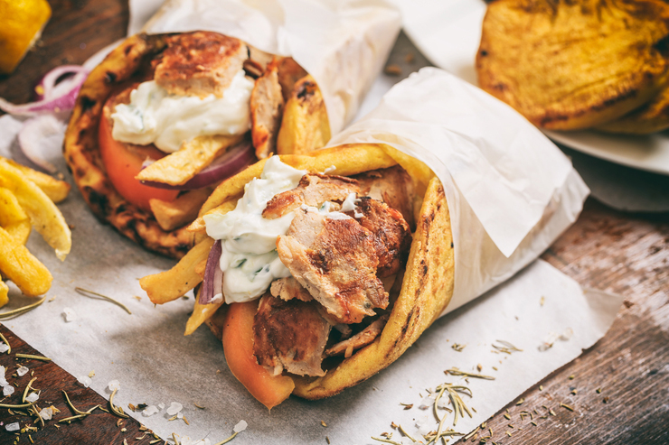 athens-food - souvlaki - greek